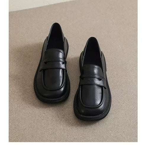 Black Patent Leather Loafers